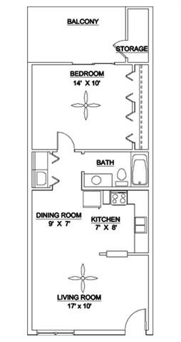 The Brightleaf 635 Floor Plan 2