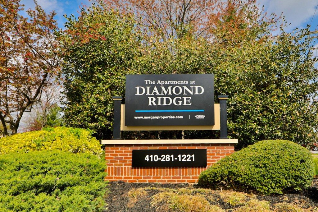 a sign for the administration at diamond ridge