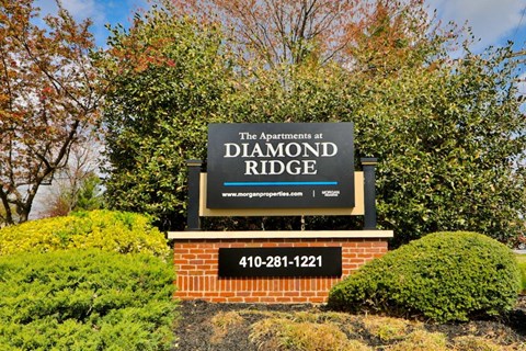 a sign for the administration at diamond ridge