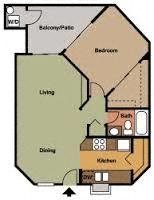 One Bedroom One Bathroom One Bedroom One Bathroom