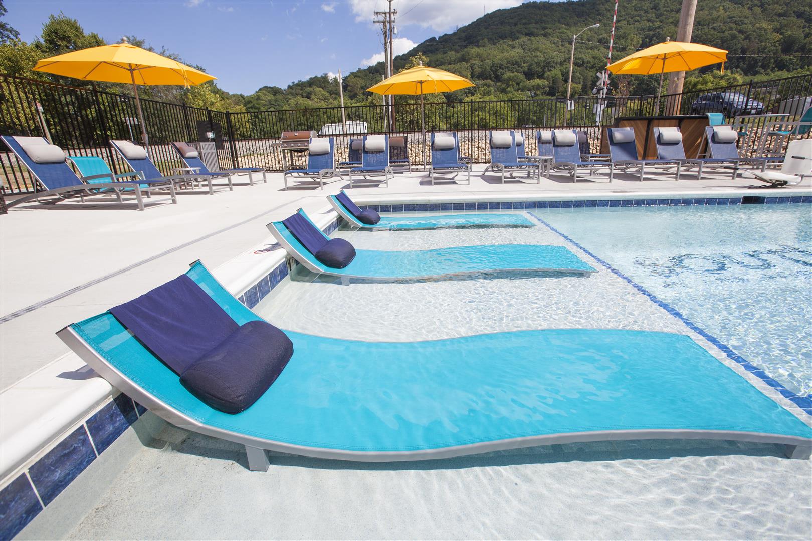 Swimming Pool at South Sixteen at The Bridges in Downtown Roanoke