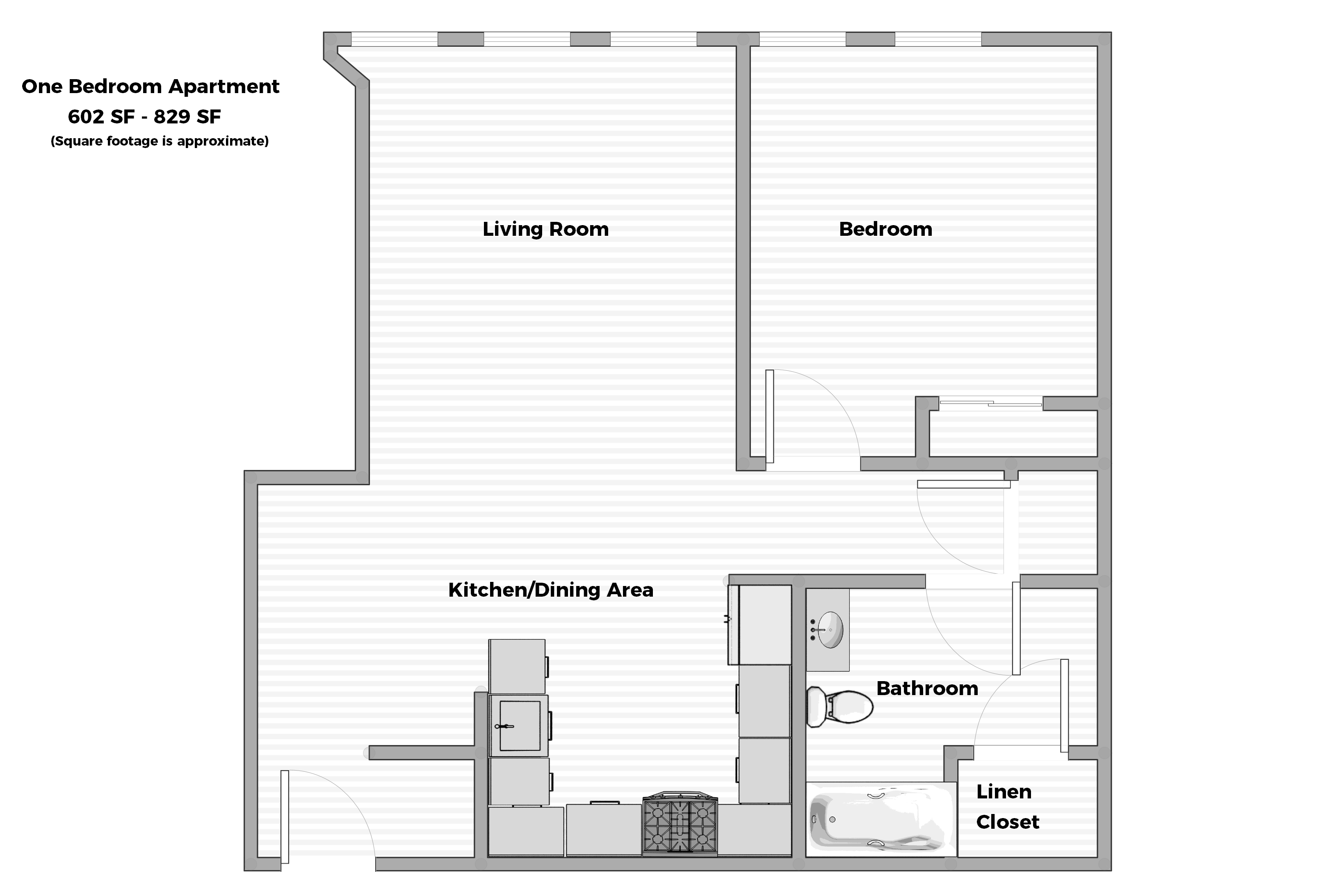 One Bedroom Apartment