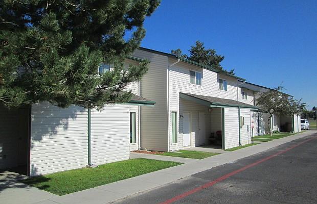 Buildings from parking lot