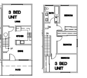 3 Bedroom Townhome