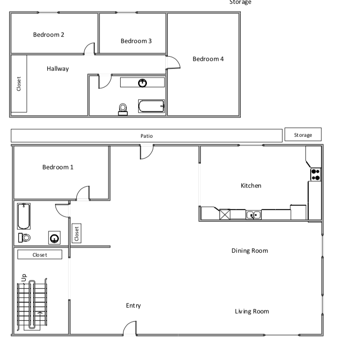 4 Bedroom Townhouse Floor Plan 4 Bedroom Townhouse Floor Plan