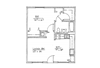 1 bedroom units