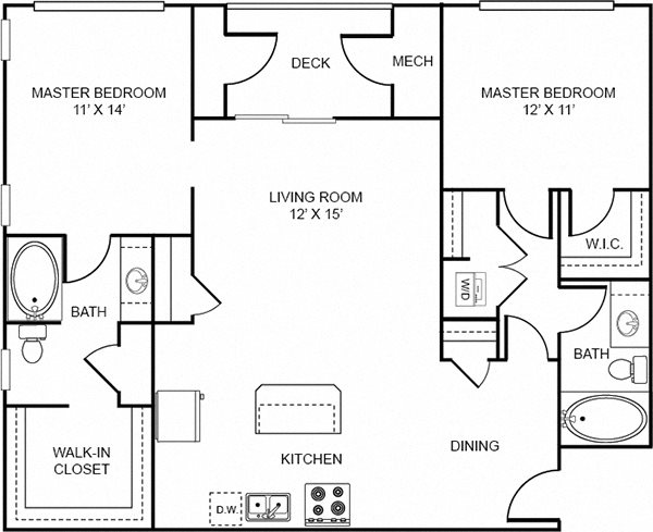 B2 Floor Plan 4