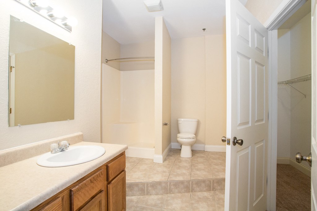 a bathroom with a toilet and a sink and a mirror