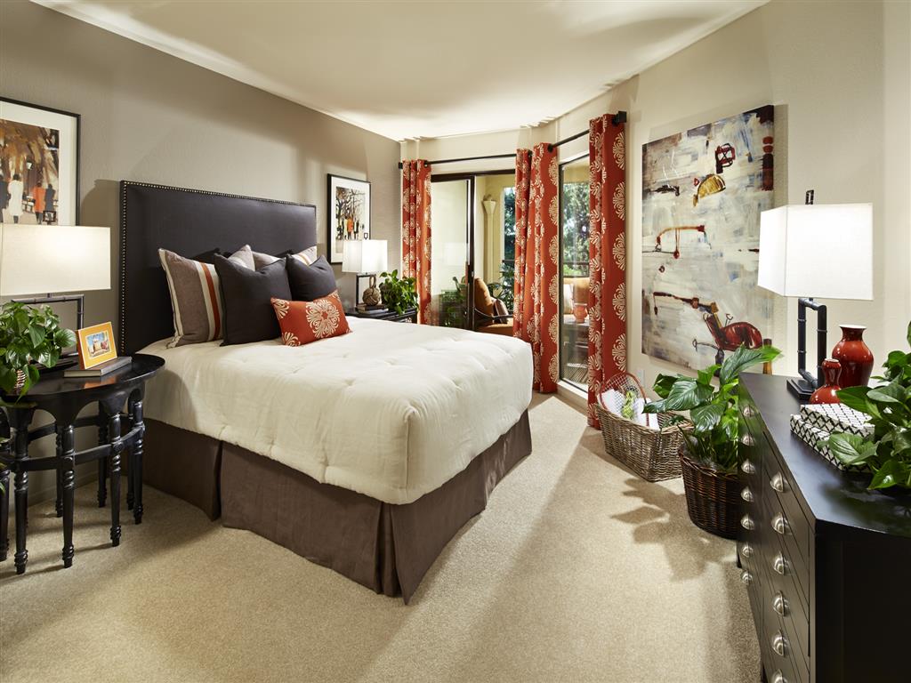 roman shaped bathtubs, walk-in closets, huge private patio or balcony