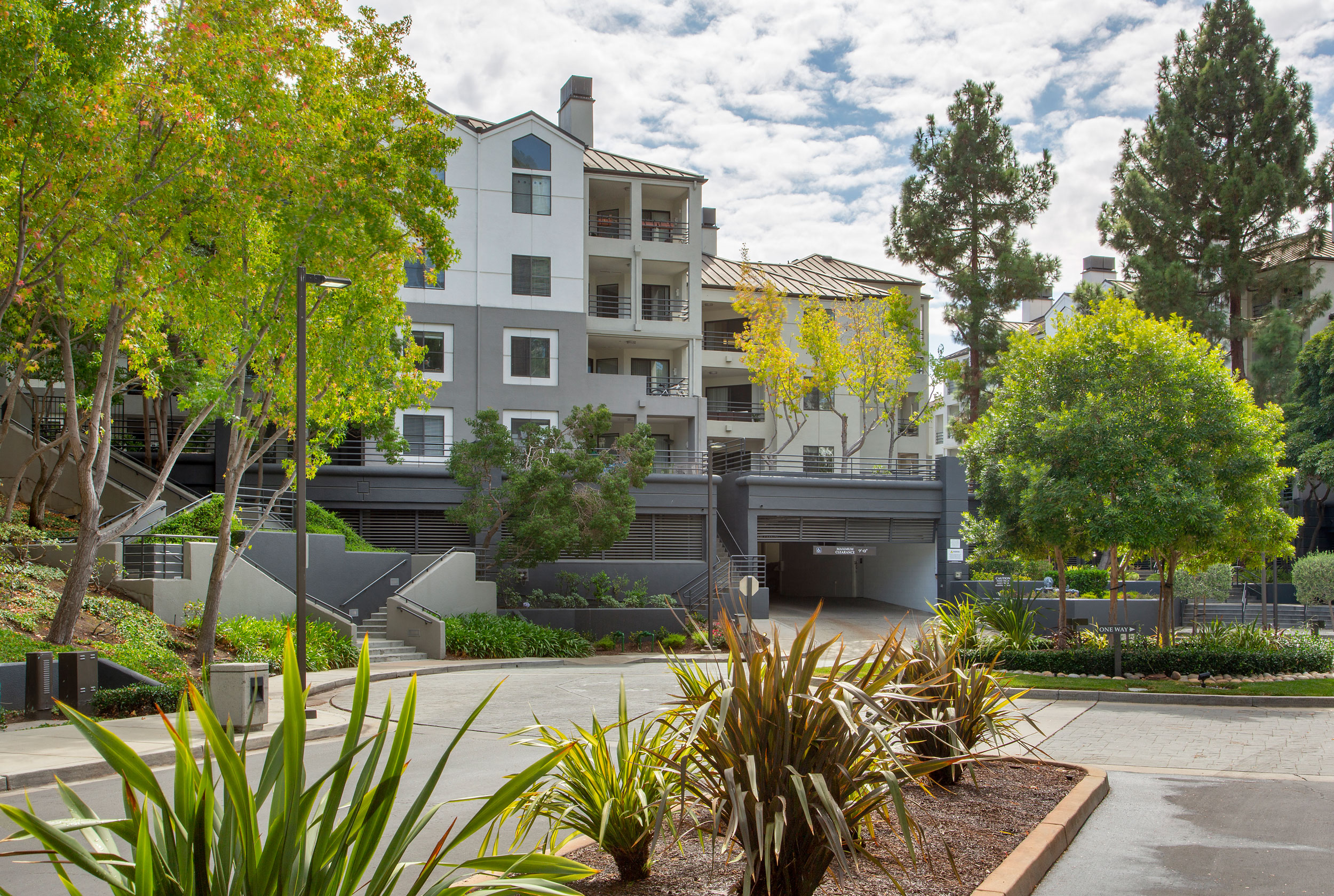 elan at river oaks apartments in san jose, Two-level, controlled-access garages with unlimited parking