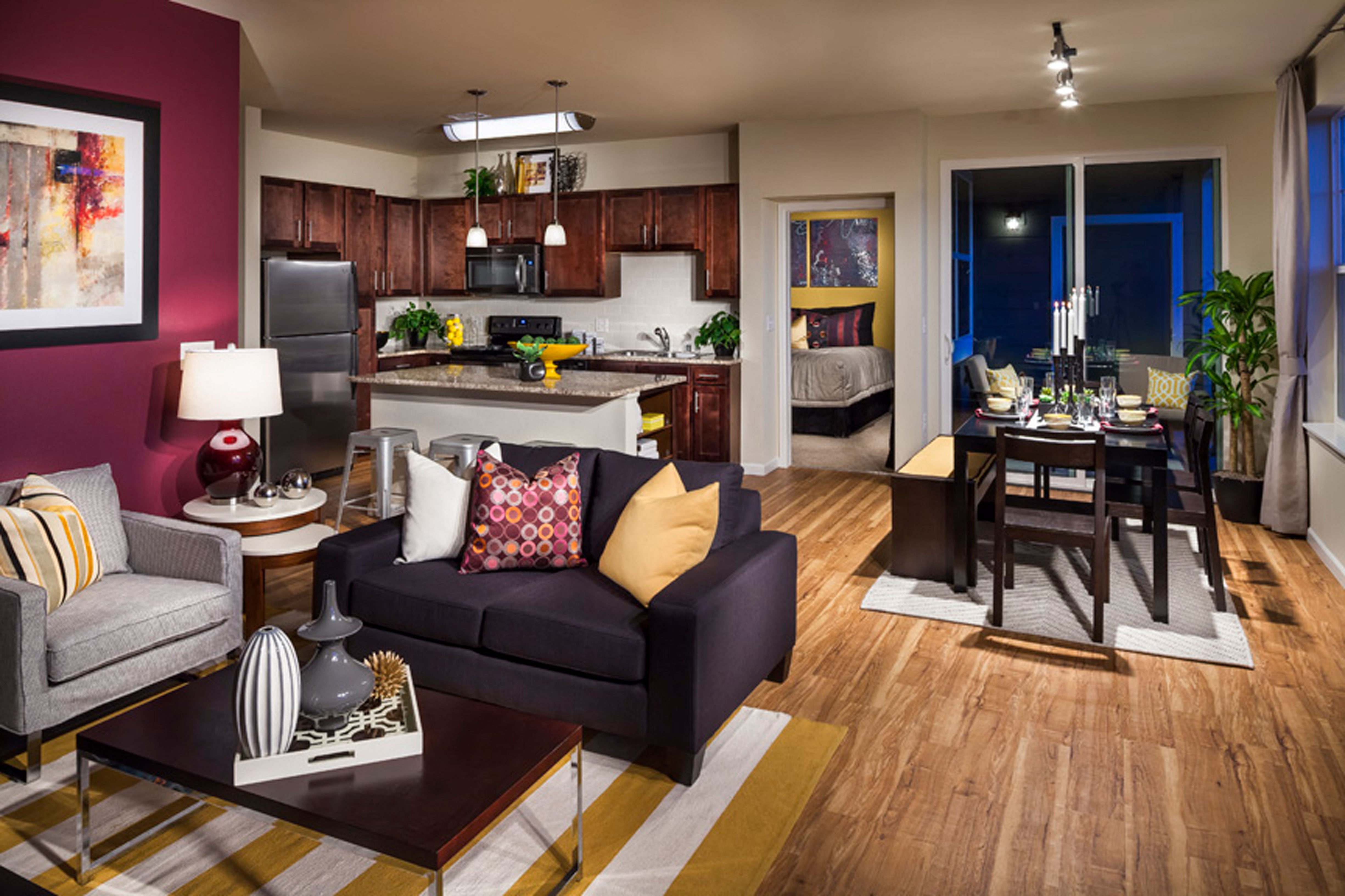 lucent blvd apartments highlands ranch colorado two-bedroom floor plan