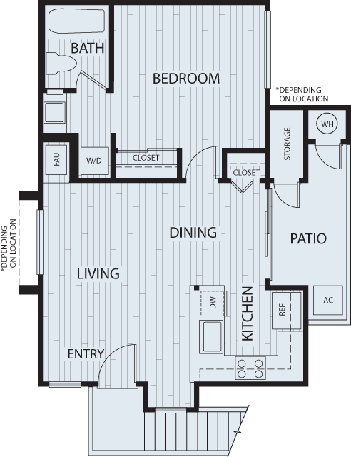 seaside apartments laguna niguel 1 bedroom 1 bath plan 1A