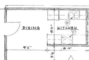 2 bedroom floor plan