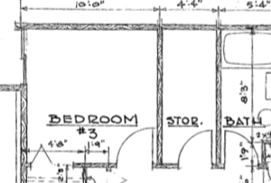 3 bedroom floor plan