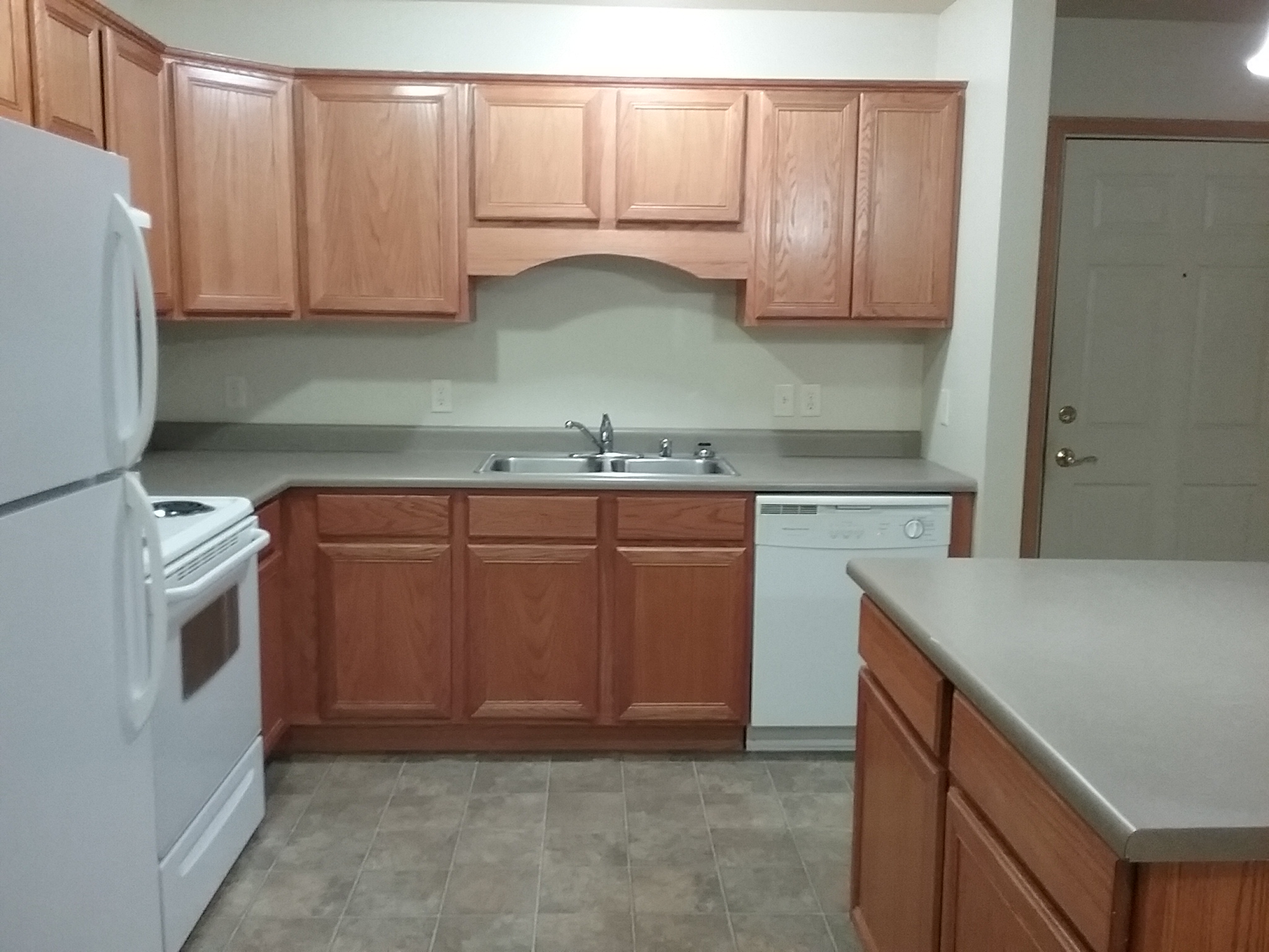 Archway has lots of cupboards.