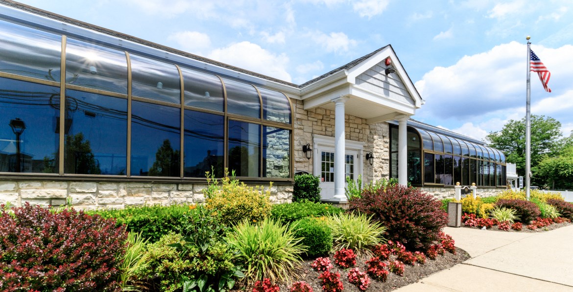 Exterior Clubhouse at Southwood Luxury Apartments, New York