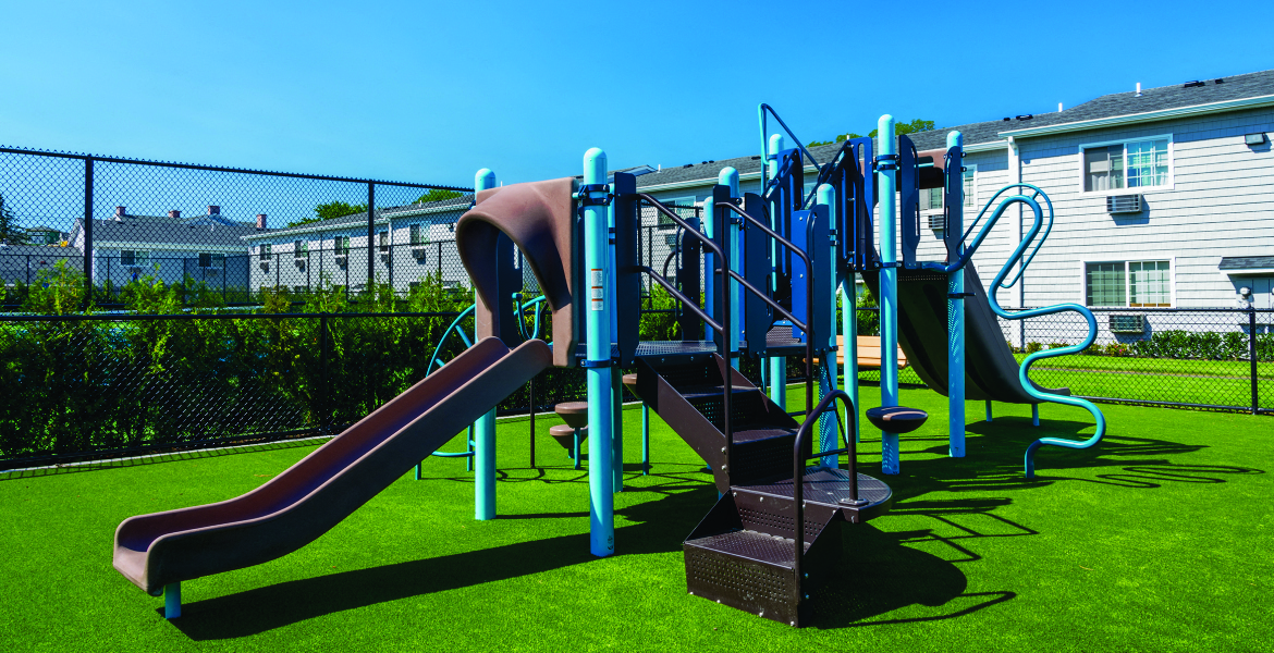 outdoor playground set at Southwood Luxury Apartments, North Amityville