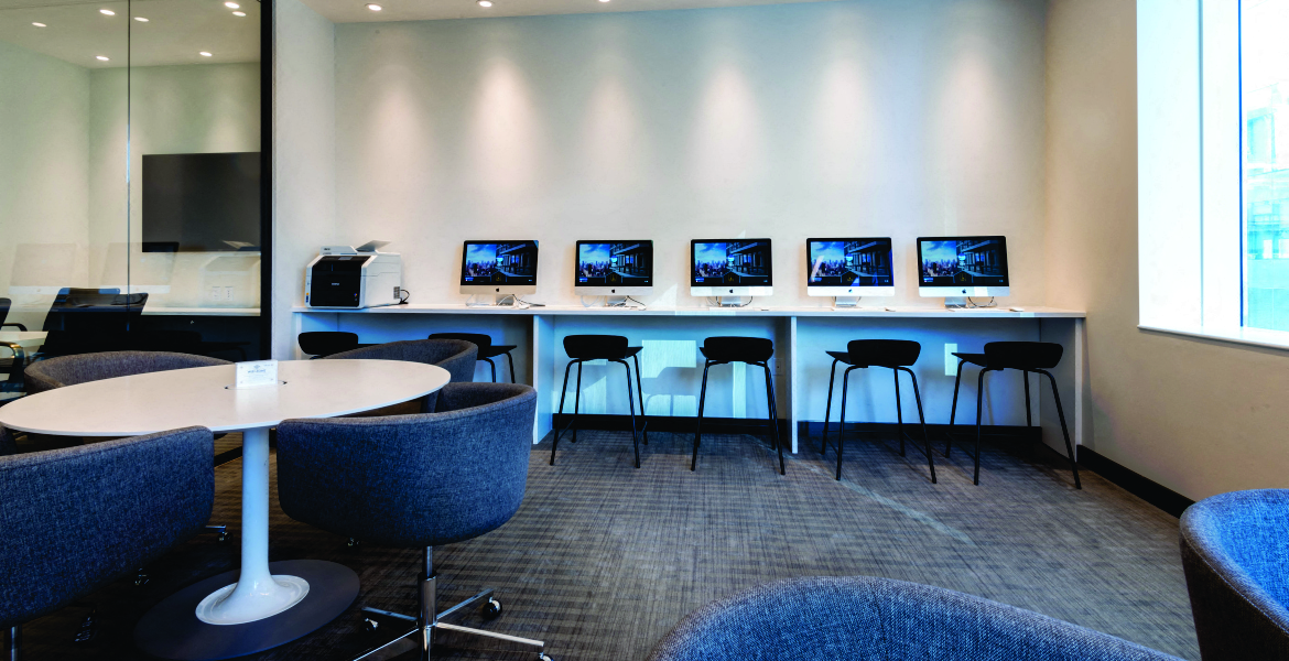 Business center at Tower 28, New York