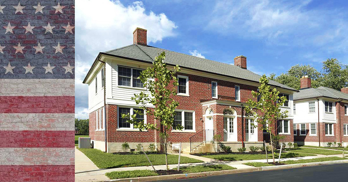 Exterior view of one of the property buildings