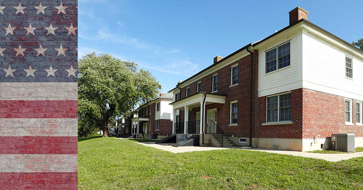 Exterior view of buildings