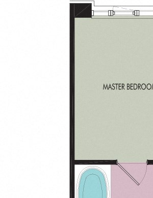 Sunset Sunset floor plan Floor plan at Wilshire Victoria luxury apartments in Westwood