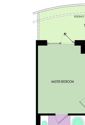 benedict Wilshire Victoria Westwood apartment floor plan