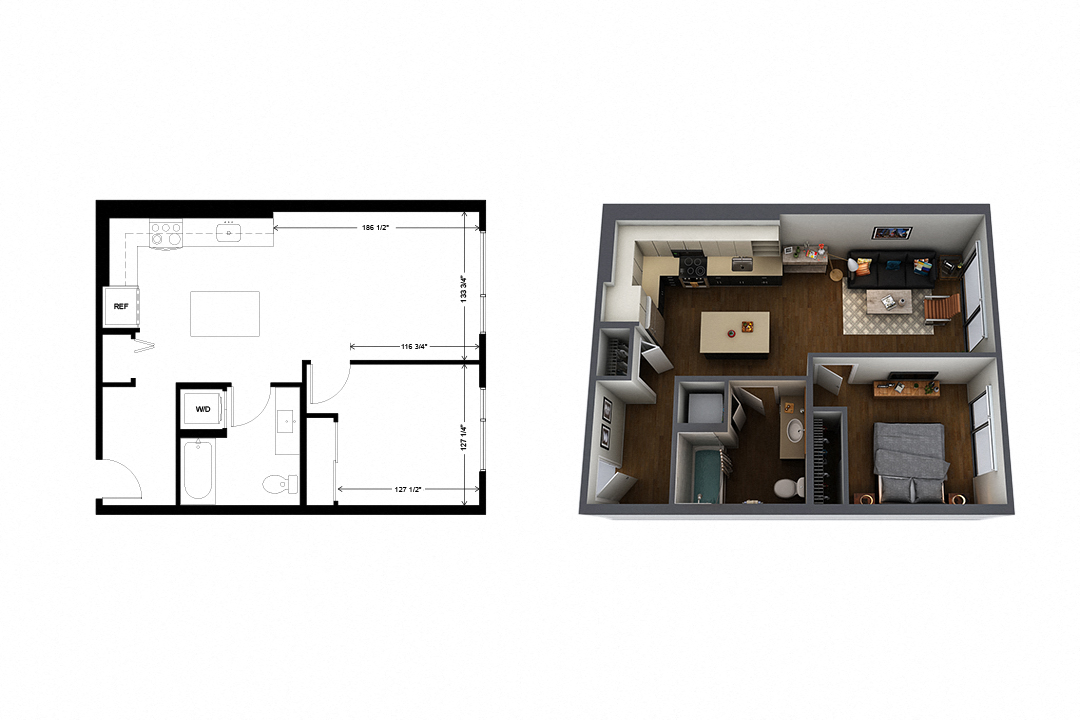1 Bedroom - Westlake Steps & Marina