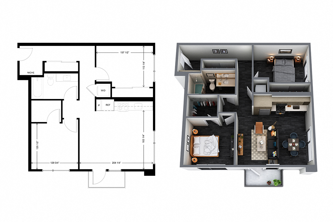 2 Bedroom - Westlake Steps & Marina
