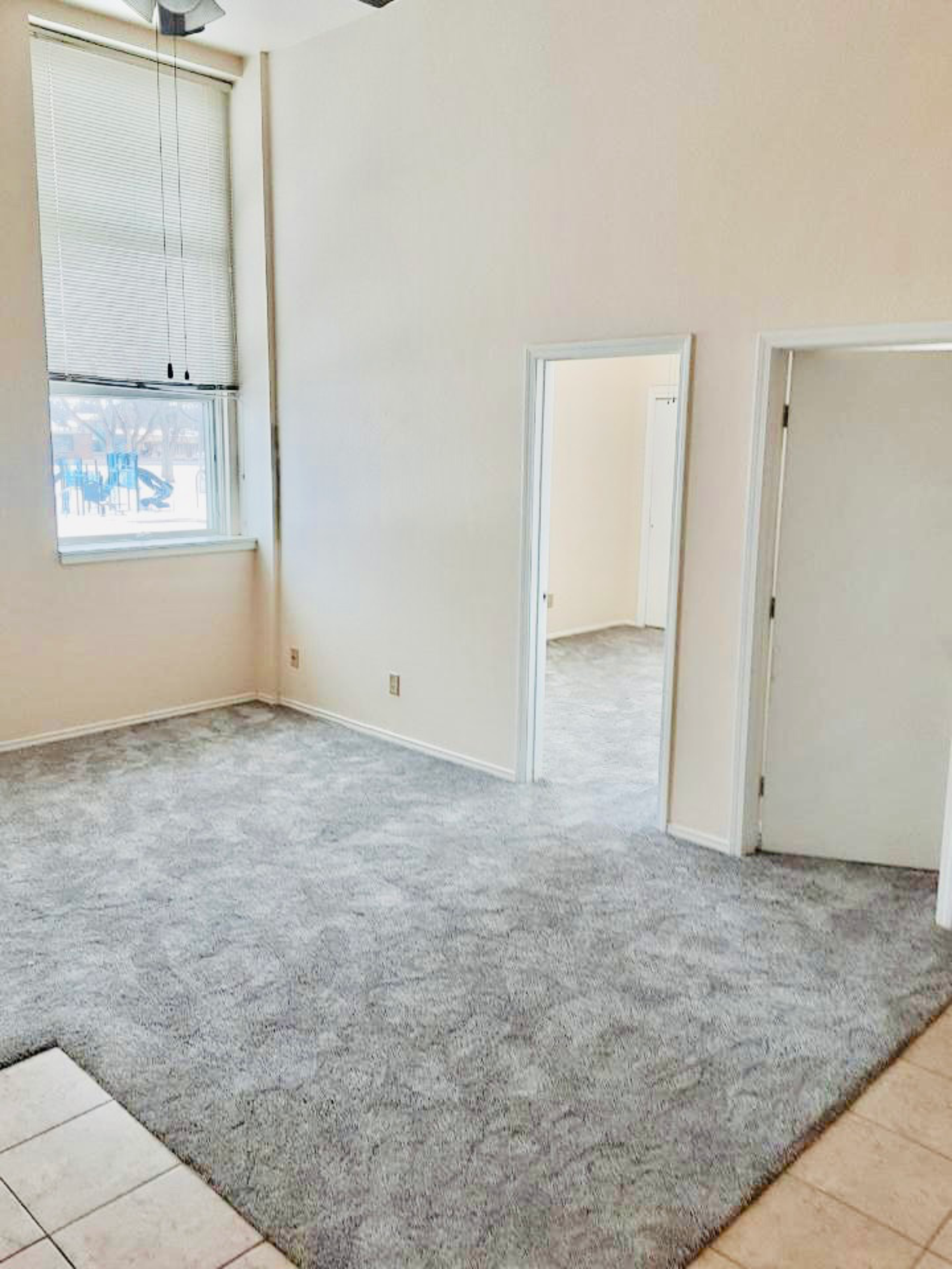 Franklin School Entrance and Living Room