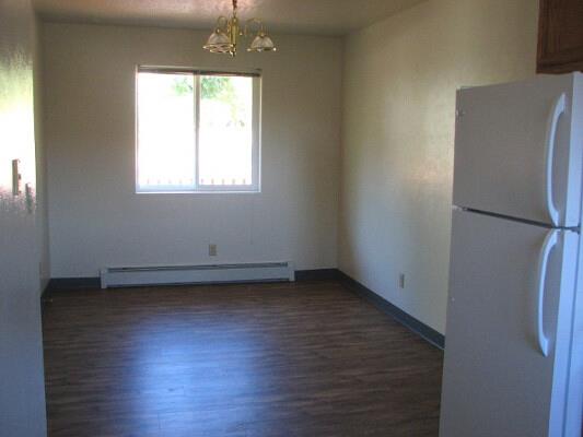 Kitchen to dining area