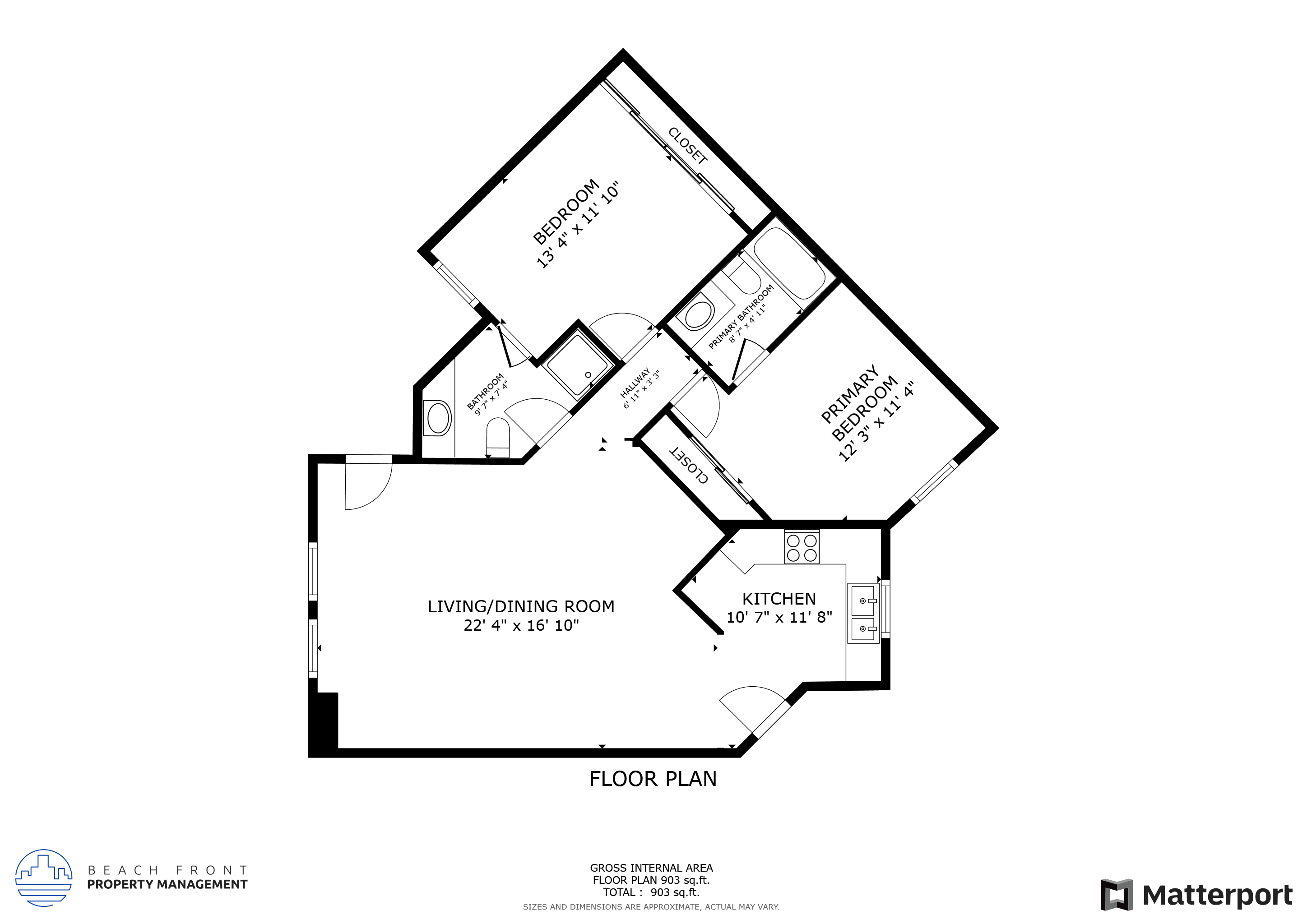 2 Bed 2 Bath