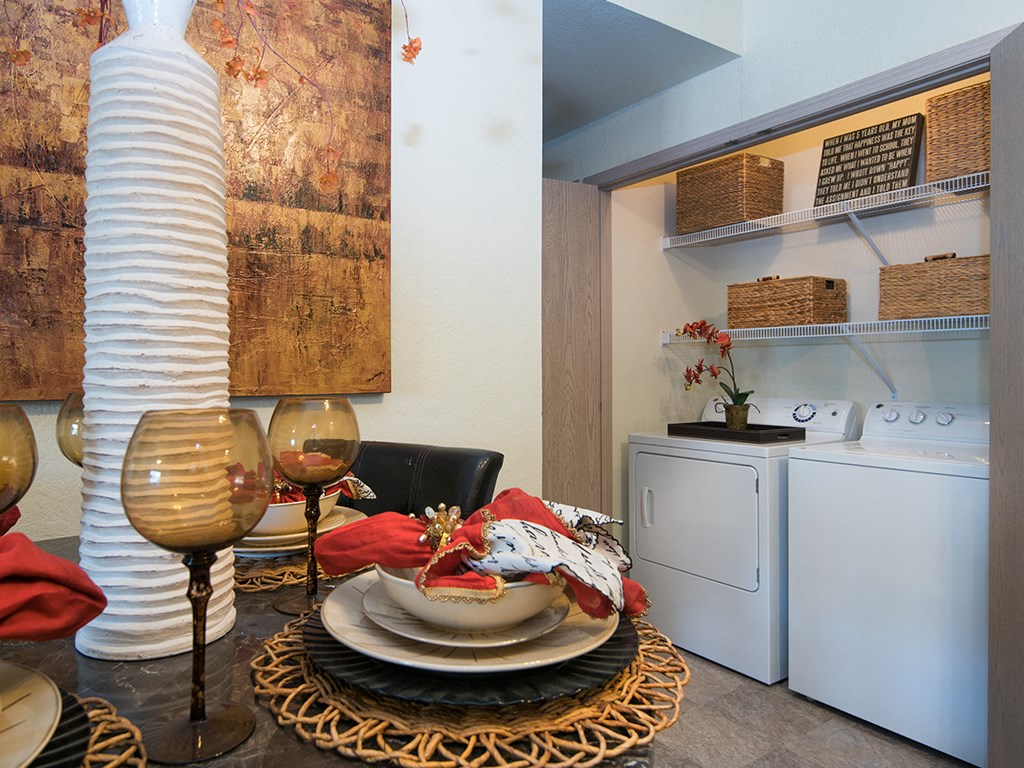 Washers/Dryers Available at The Greens on Aspen, Broken Arrow