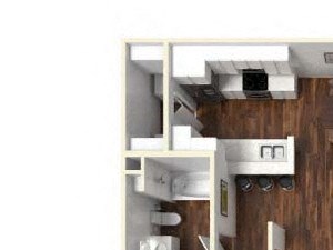 Two bedroom apartments Floor Plan for rent in Rocklin
