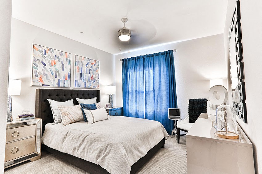 Apartments in Rocklin CA - The James - FPI - Bedroom with Plush Carpeting