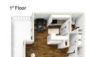 2BD + 1BA w Den