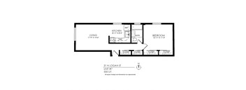 21 Logan 1 bed 1 bath