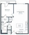 A4 Floor Plan A4 Floor Plan at Highgate at the Mile, McLean, 22102