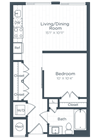 S2 Floor Plan S2 Floor Plan at Highgate at the Mile, McLean, Virginia