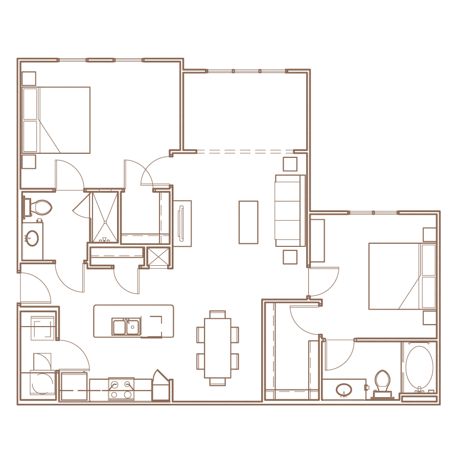 The Lookout II Floorplan Layout The Lookout II Floorplan Layout at The Village at Apison Pike, 37363