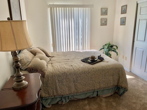 Comfortable Bedroom at Blueberry Hill Apartments, Rochester, NY