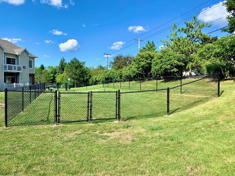 Large Dog Run at Blueberry Hill Apartments, Rochester, NY
