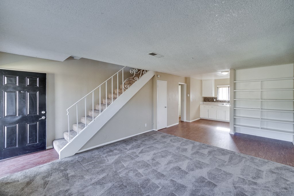 Stairway at Highlander Park Apts, Riverside, California