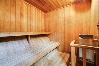 Saunas Area at Highlander Park Apts, Riverside