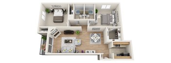 at Hillside View, Los Angeles, California