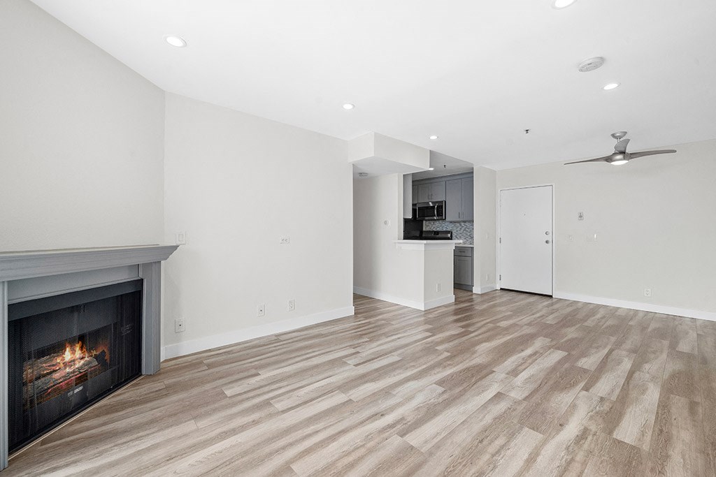 Unfurnished Living Area at Hillside View, California, 90046