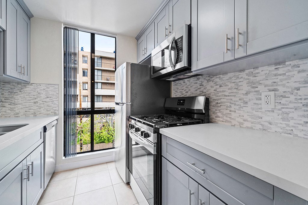 Kitchen Appliances at Hillside View, California, 90046