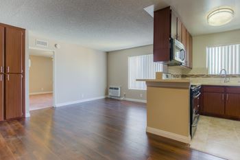 Kitchen With Living Area at Joro Properties, California, 90046
