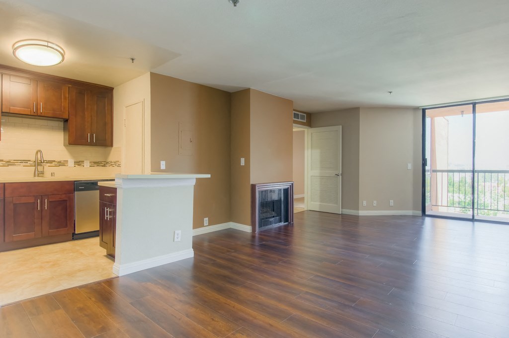 Living Room Entrance at La Vista Terrace, California, 90046