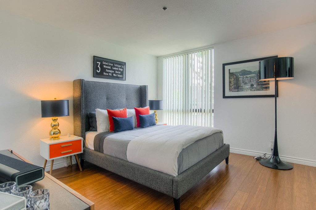Lovely Bedroom at La Vista Terrace, Hollywood, 90046