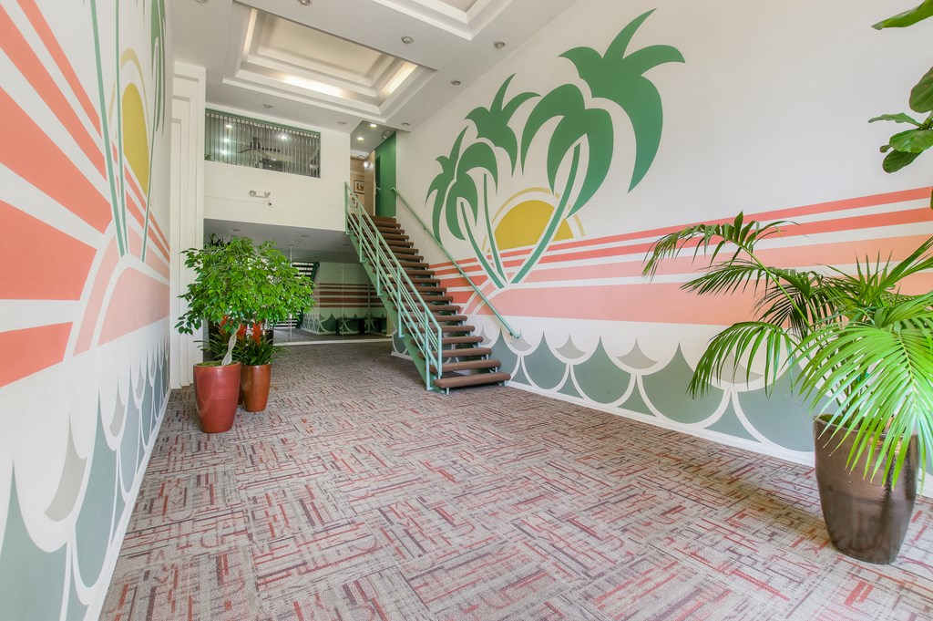 Private Entrance at La Vista Terrace, Hollywood, CA, 90046